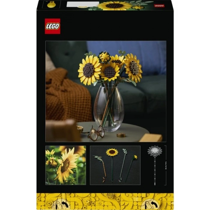 LEGO® Botanicals Ayçiçeği Buketi 11502 - Anneler Günü Hediyesi 6 Ayçiçeği İçeren Dekoratif Model Yapım Seti (686 Parça)