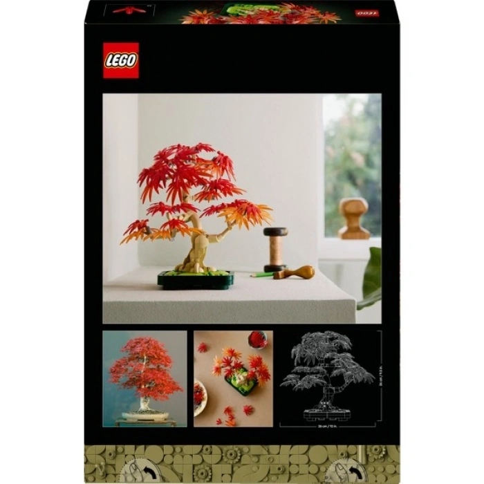LEGO® Botanicals Japon Kırmızı Akçaağaç Bonsai Ağacı 10348 - Yetişkin Bitki Severler için Bitki Modeli Yapım Seti (474 Parça)