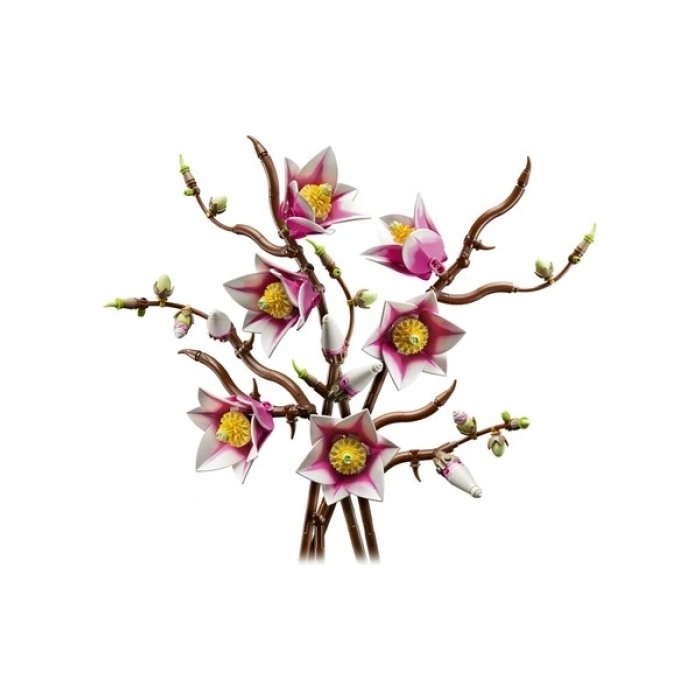 LEGO® Botanicals Manolya Dalları 11510 - Anneler Günü Hediyesi Çeşitli Detaylar İçeren Çiçek Buketi Model Yapım Seti (435 Parça)