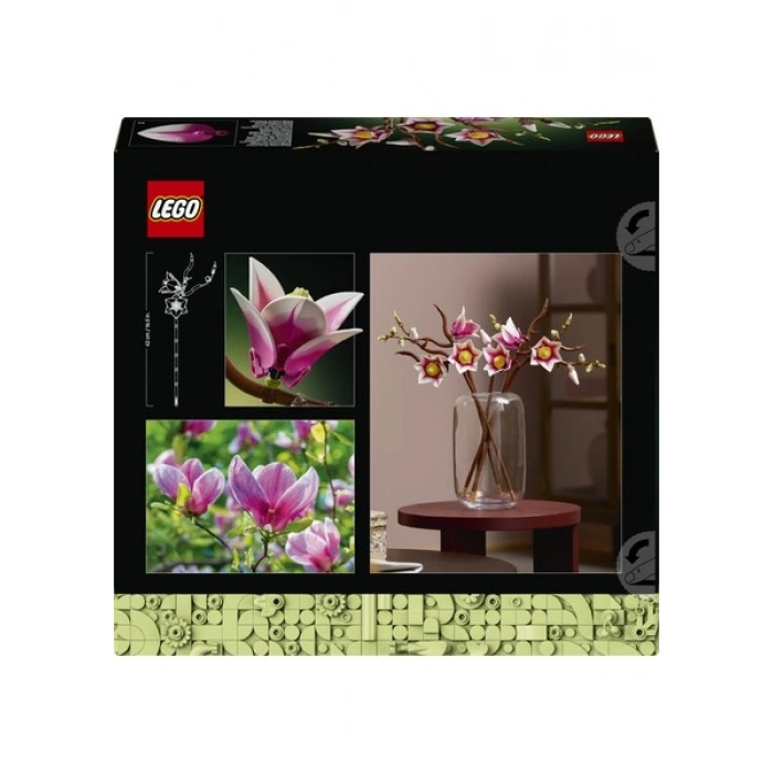 LEGO® Botanicals Manolya Dalları 11510 - Anneler Günü Hediyesi Çeşitli Detaylar İçeren Çiçek Buketi Model Yapım Seti (435 Parça)