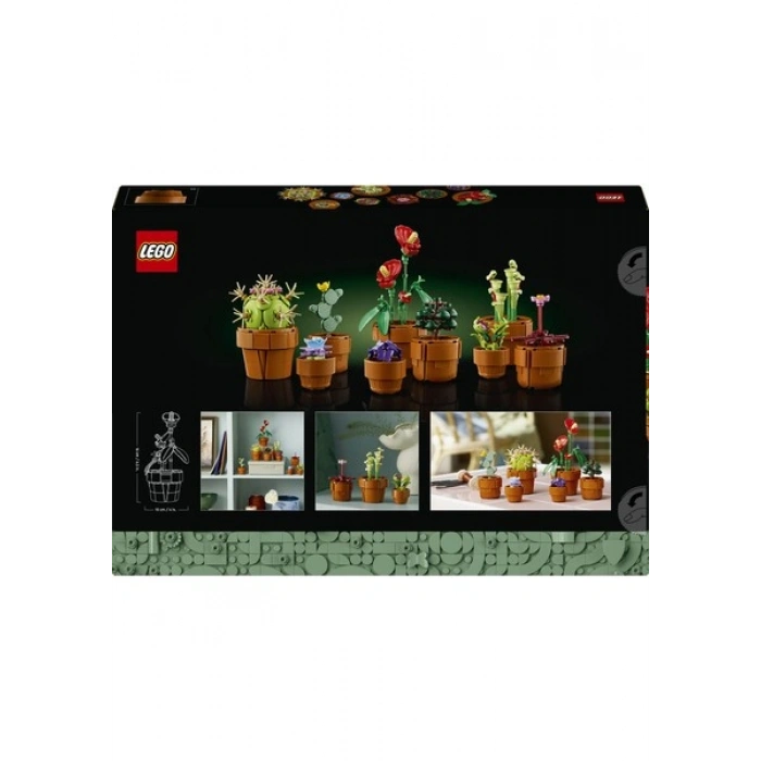 LEGO® Botanicals Minik Bitkiler 10329 – Anneler Gününe Özel Farklı Türlerde 9 Bitki İçeren Çiçek Modeli Yapım Seti (758 Parça)