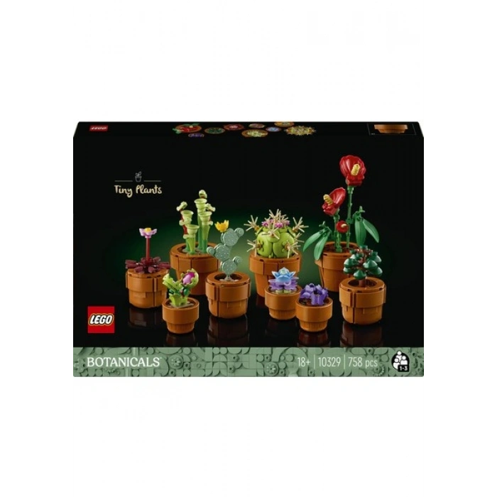 LEGO® Botanicals Minik Bitkiler 10329 – Anneler Gününe Özel Farklı Türlerde 9 Bitki İçeren Çiçek Modeli Yapım Seti (758 Parça)