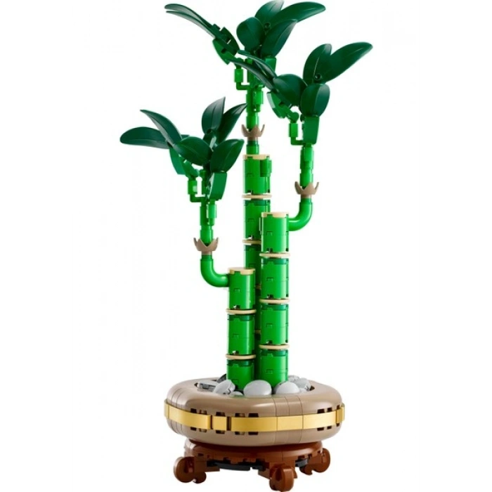 LEGO® Botanicals Şans Bambusu 10344 - Doğasever Yetişkinler için Dekoratif Bitki Yapım Seti (325 Parça)