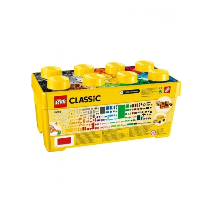 LEGO ® Classic Orta Boy Yaratıcı Yapım Kutusu 10696 - 4 Yaş & Üzeri Çocuklar için Yaratıcı Oyuncak Yapım Seti (484 Parça)