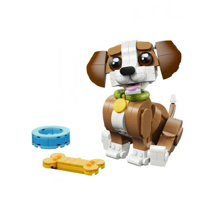 LEGO® Creator 3’ü 1 Arada Sevimli Hayvanlar: Oyunbaz Yavru Köpek 31382 – 8+ için Yaratıcı Oyuncak Yapım Seti (336P)