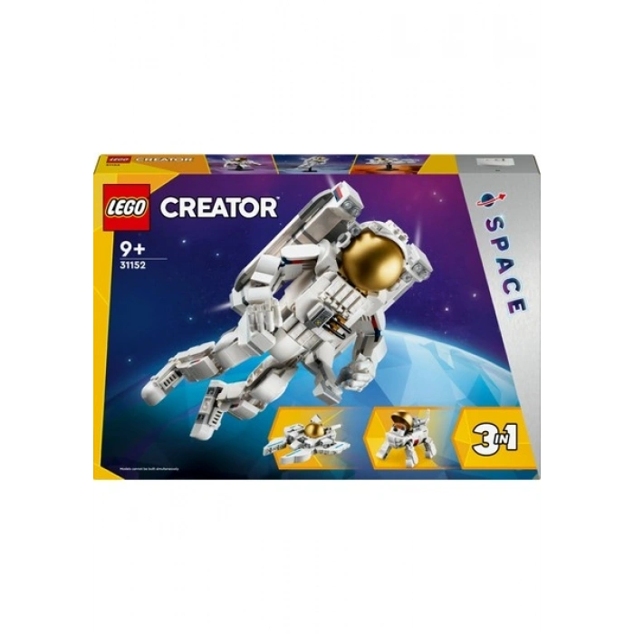 LEGO® Creator 3’ü 1 Arada Uzay Astronotu 31152 - 9 Yaş & Üzeri Çocuklar için Yaratıcı Oyuncak Yapım Seti (647 Parça)
