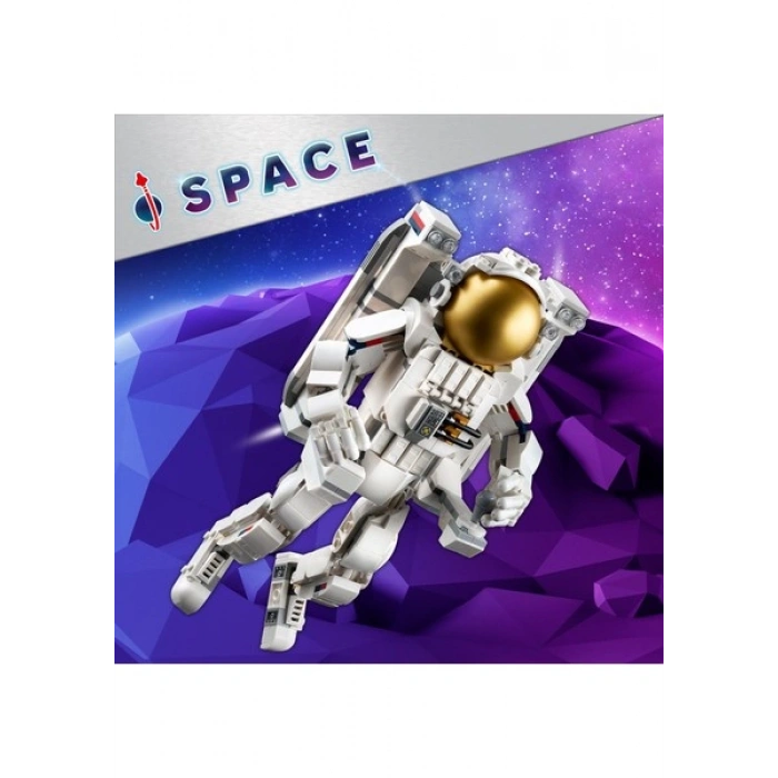 LEGO® Creator 3’ü 1 Arada Uzay Astronotu 31152 - 9 Yaş & Üzeri Çocuklar için Yaratıcı Oyuncak Yapım Seti (647 Parça)