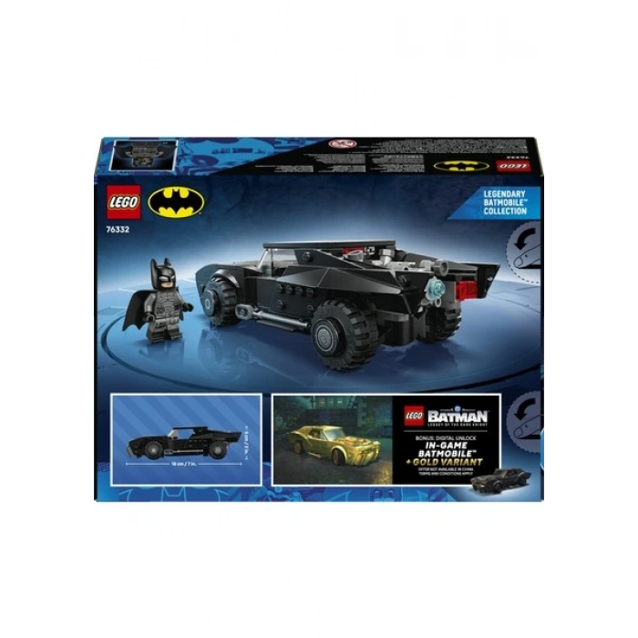 LEGO ® DC Batman™: Batman™ Batmobile™ 76332 – 9+ Yaş için Minifigür İçeren Yaratıcı Oyuncak Yapım Seti, Hediye Fikri (330 Parça)