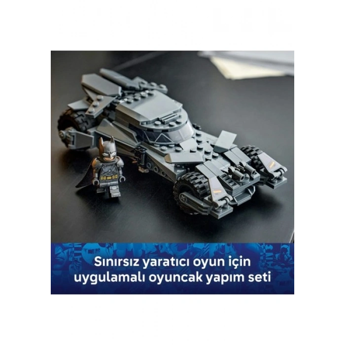 LEGO ® DC Batman™ Batman ve Superman™ Batmobile™ 76331 – 9+ için Minifigür İçeren Yaratıcı Oyuncak Yapım Seti (220 Parça)