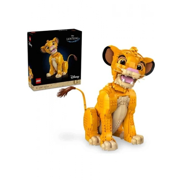 LEGO® │ Disney Genç Aslan Kral Simba 43247 - Yetişkinler için Model Yapım Seti (1445 Parça)