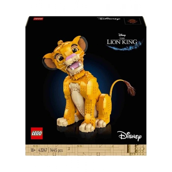 LEGO® │ Disney Genç Aslan Kral Simba 43247 - Yetişkinler için Model Yapım Seti (1445 Parça)