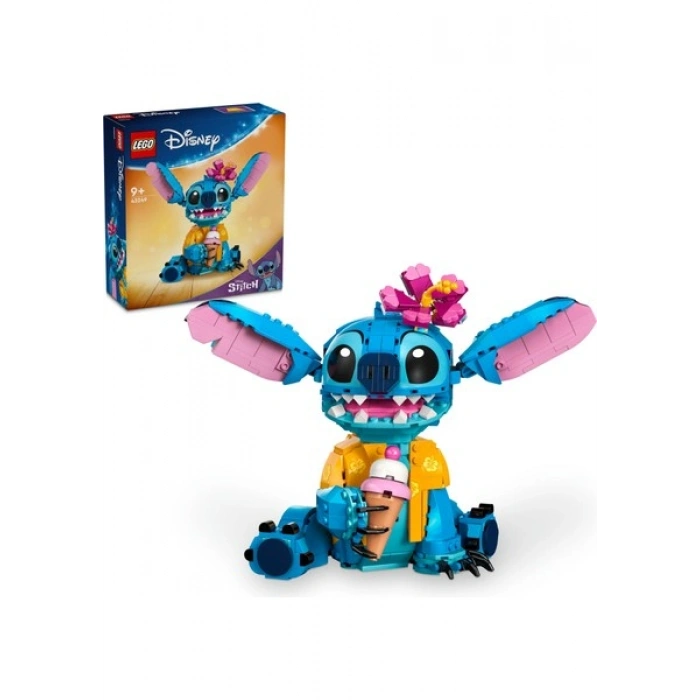 LEGO® │ Disney Stiç 43249 - 9 Yaş & Üzeri Çocuklar için Yaratıcı Oyuncak Yapım Seti (730 Parça)
