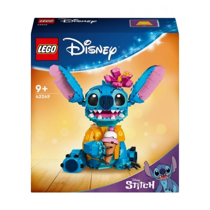 LEGO® │ Disney Stiç 43249 - 9 Yaş & Üzeri Çocuklar için Yaratıcı Oyuncak Yapım Seti (730 Parça)