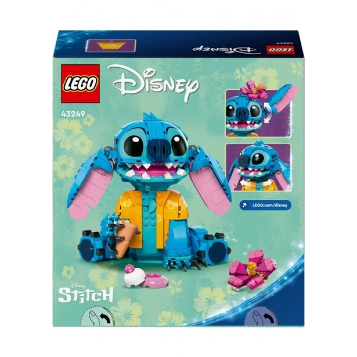 LEGO® │ Disney Stiç 43249 - 9 Yaş & Üzeri Çocuklar için Yaratıcı Oyuncak Yapım Seti (730 Parça)