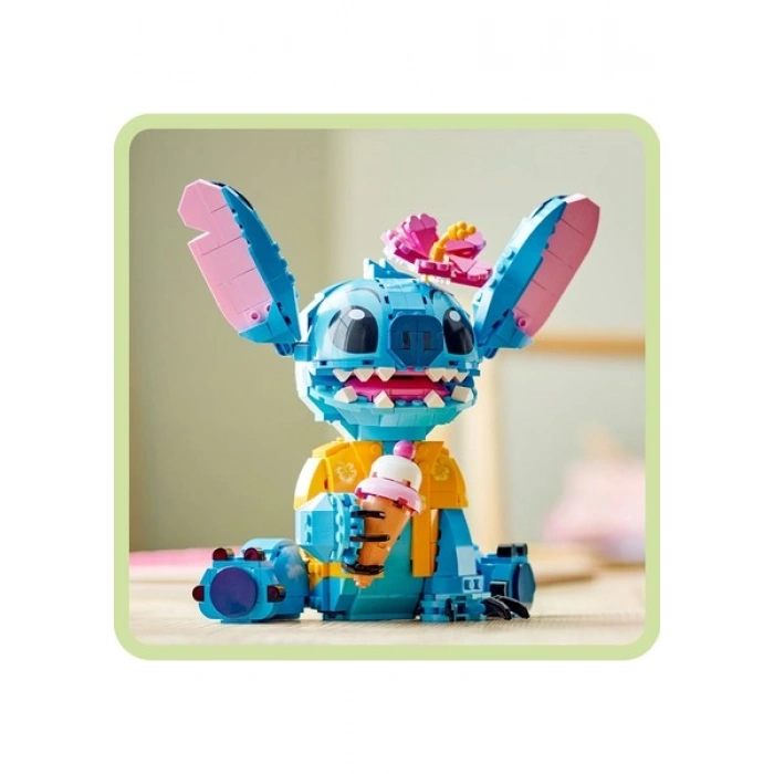 LEGO® │ Disney Stiç 43249 - 9 Yaş & Üzeri Çocuklar için Yaratıcı Oyuncak Yapım Seti (730 Parça)