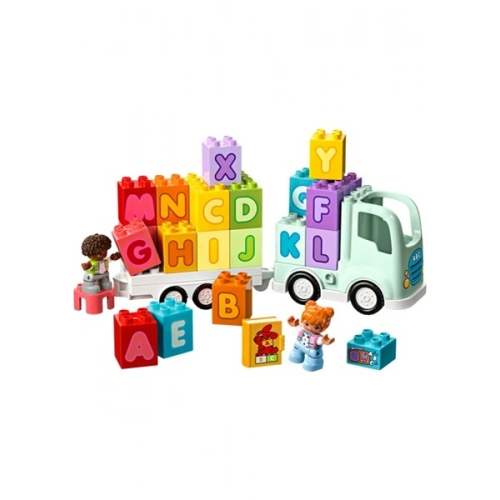 LEGO® DUPLO® Alfabe Kamyonu 10421 - 2 Yaş & Üzeri Çocuklar için Eğitici Oyuncak Yapım Seti (36 Parça)