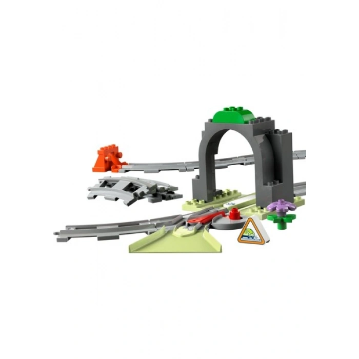 LEGO® DUPLO® Tren Tüneli ve Rayları Ek Macera Seti 10425 - 2 Yaş & Üzeri Çocuklar için Eğitici Oyuncak Yapım Seti (20 Parça)