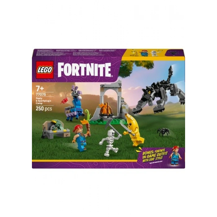 LEGO® Fortnite® Muzaffer ve Tamirci Çırağının Kampı 77075 - 7 Yaş ve Üzeri Çocuklar Için Yaratıcı Oyuncak Yapım Seti (250 Parça)