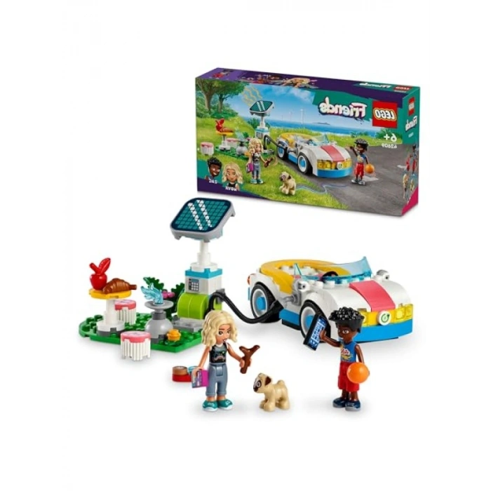LEGO Friends Elektrikli Araba ve Şarj İstasyonu Seti