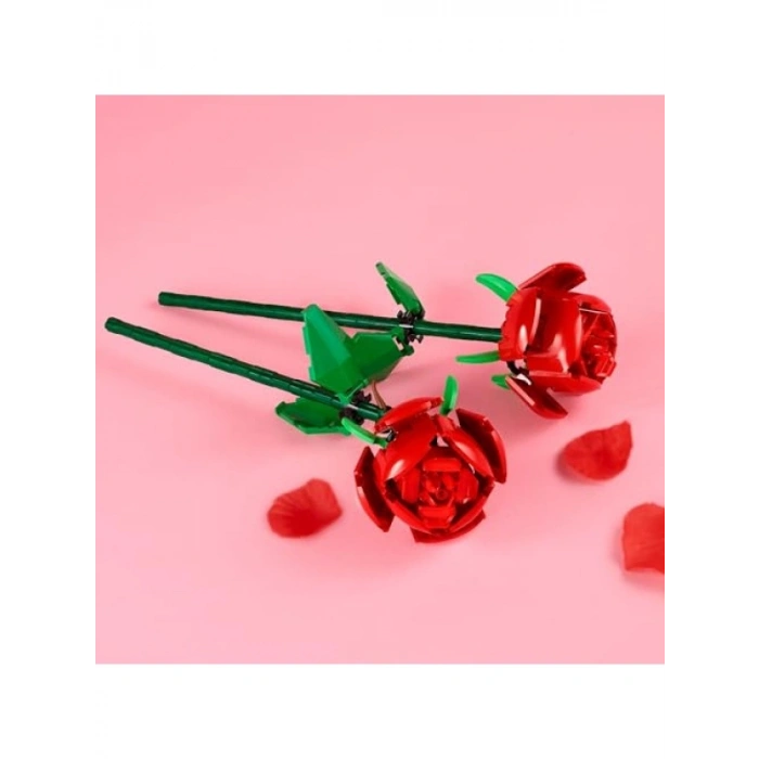 LEGO Gül Yapım Seti, Kırmızı Gül, 120 Parça