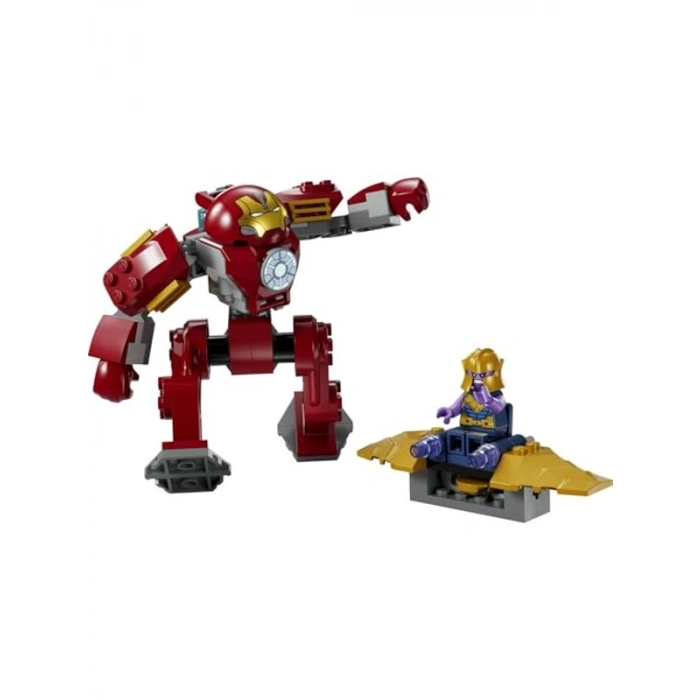 LEGO Marvel Iron Man Hulkbuster Thanos’a Karşı 76263 – 4 Yaş ve Üzeri Çocuklar için Süper Kahraman Hediyesi Fikri, Iron Man ve Uçağıyla Thanos Minifigürleri İçeren Oyuncak Yapım Seti (66 Parça)