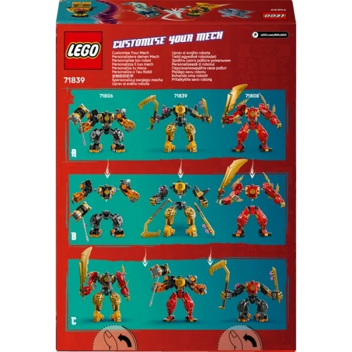 LEGO ® NINJAGO® Arin’in Spinjitzu Savaş Robotu 71839 - 7+ Çocuklar için Minifigür ve Ejderha Modeli İçeren Yapım Seti (213P)