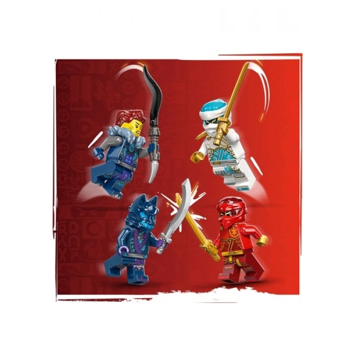 LEGO® NINJAGO® Kainin Ateş Elementi Robotu 71808 - 7 Yaş & Üzeri Çocuklar için Yaratıcı Oyuncak Yapım Seti (322 Parça)
