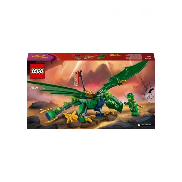 LEGO® NINJAGO® Lloydun Yeşil Orman Ejderhası 71829 - 6 Yaş & Üzeri Çocuklar için Yaratıcı Oyuncak Yapım Seti (128 Parça)