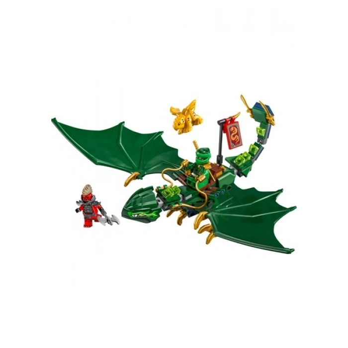 LEGO® NINJAGO® Lloydun Yeşil Orman Ejderhası 71829 - 6 Yaş & Üzeri Çocuklar için Yaratıcı Oyuncak Yapım Seti (128 Parça)