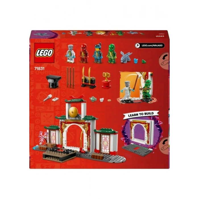 LEGO® NINJAGO® Ninja Spinjitzu Tapınağı 71831 - 4 Yaş & Üzeri Çocuklar için Yaratıcı Oyuncak Yapım Seti (158 Parça)