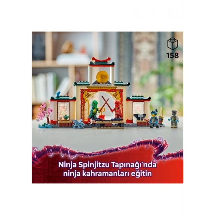 LEGO® NINJAGO® Ninja Spinjitzu Tapınağı 71831 - 4 Yaş & Üzeri Çocuklar için Yaratıcı Oyuncak Yapım Seti (158 Parça)