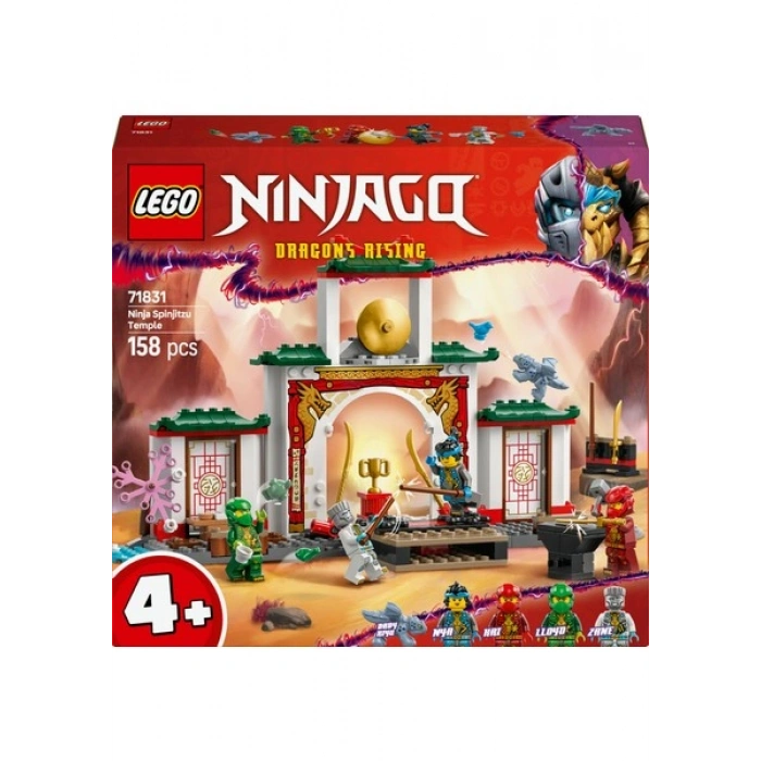 LEGO® NINJAGO® Ninja Spinjitzu Tapınağı 71831 - 4 Yaş & Üzeri Çocuklar için Yaratıcı Oyuncak Yapım Seti (158 Parça)
