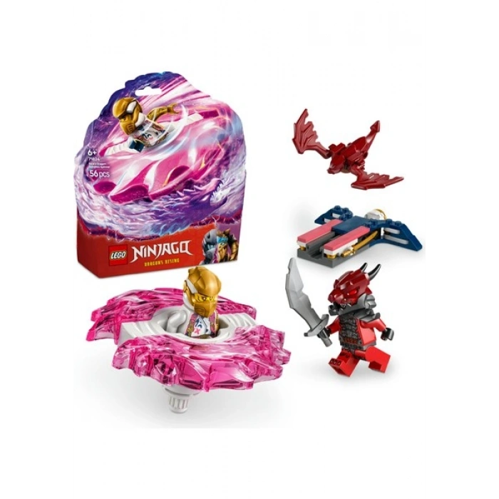 LEGO® NINJAGO® Sora’nın Ejderha Spinjitzu Topacı 71824 - 6 Yaş & Üzeri Çocuklar için Yaratıcı Oyuncak Yapım Seti (56 Parça)