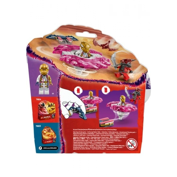 LEGO® NINJAGO® Sora’nın Ejderha Spinjitzu Topacı 71824 - 6 Yaş & Üzeri Çocuklar için Yaratıcı Oyuncak Yapım Seti (56 Parça)