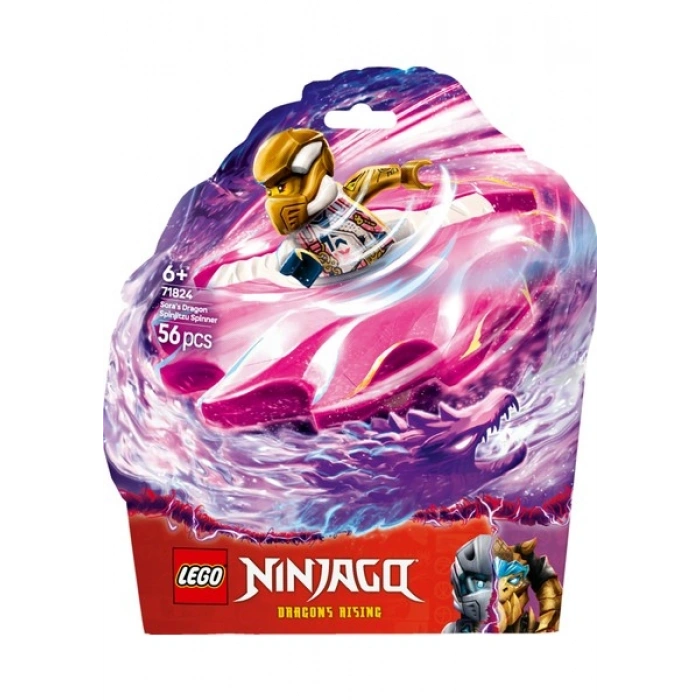 LEGO® NINJAGO® Sora’nın Ejderha Spinjitzu Topacı 71824 - 6 Yaş & Üzeri Çocuklar için Yaratıcı Oyuncak Yapım Seti (56 Parça)