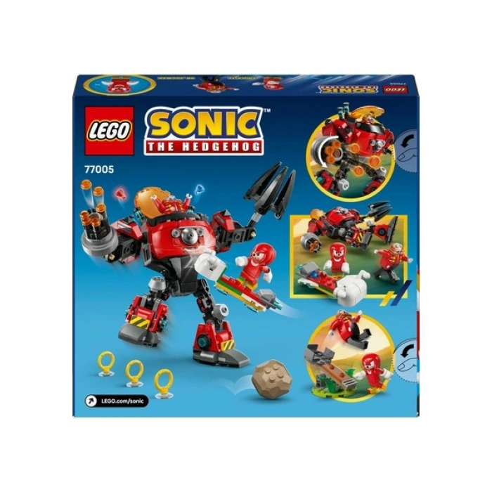 Lego® Sonic The Hedgehog™ Knuckles, Dr. Eggman’ın Egg Crusher Robotuna Karşı 77005 – 8+ Çocuklar Için Oyuncak Yapım Seti (350P)