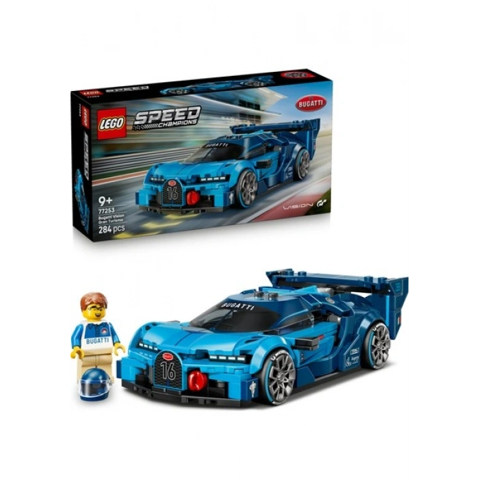 LEGO ® Speed Champions Bugatti Vision GT Hiper Spor Araba 77253 - 9 Yaş ve Üzeri Çocuklar için Oyuncak Yapım Seti (284 Parça)