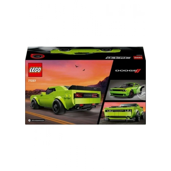 Lego® Speed Champions Dodge Challenger Srt Hellcat Spor Araba 77237 - 9+ Çocuklar Için Yarış Arabası Oyuncak Yapım Seti (390P)