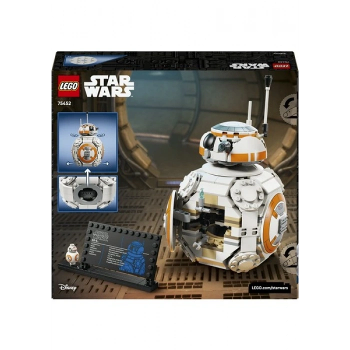 LEGO® Star Wars™ BB-8™ Astromech Droidi 75452 - 10 Yaş ve Üzeri Çocuklar için Koleksiyonluk Sergileme Modeli Yapım Seti (569 Parça)