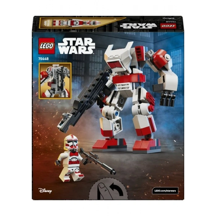 LEGO® Star Wars™ Klon Şok Trooper™ Robotu 75448 - 6 Yaş ve Üzeri Çocuklar için Aksiyon Figürü Yapım Seti (151 Parça)