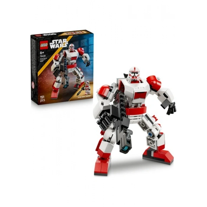 LEGO® Star Wars™ Klon Şok Trooper™ Robotu 75448 - 6 Yaş ve Üzeri Çocuklar için Aksiyon Figürü Yapım Seti (151 Parça)