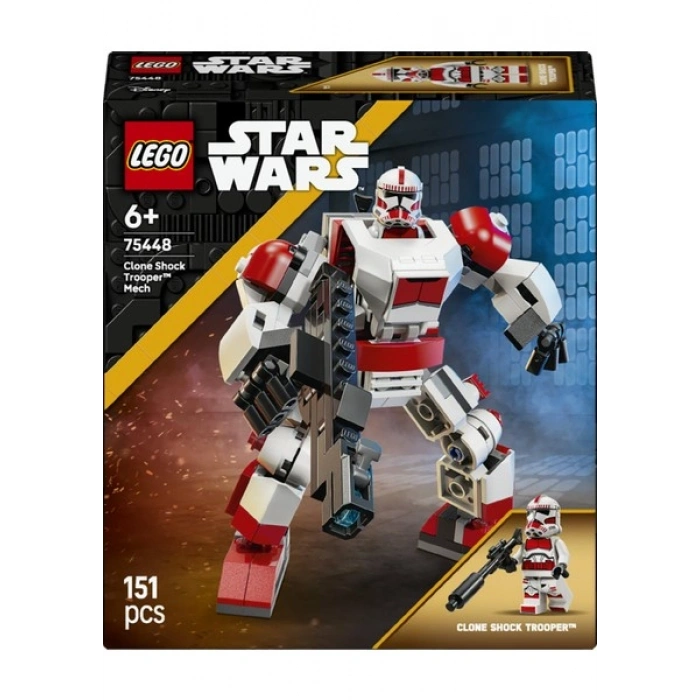 LEGO® Star Wars™ Klon Şok Trooper™ Robotu 75448 - 6 Yaş ve Üzeri Çocuklar için Aksiyon Figürü Yapım Seti (151 Parça)