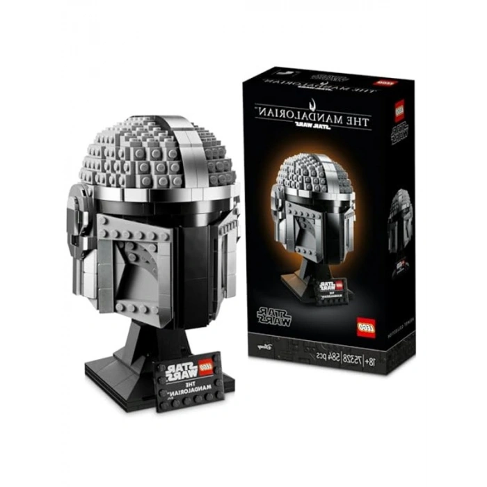 LEGO® Star Wars™ Mandalorian™ Kaskı 75328 - Yetişkinler için Koleksiyonluk Sergileme Modeli Yapım Seti (584 Parça)