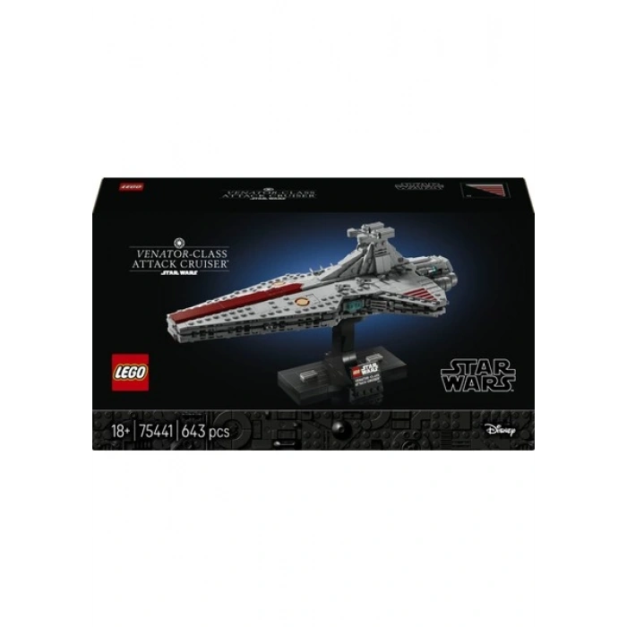 LEGO® Star Wars™ Venatör Sınıfı Saldırı Kruvazörü 75441 - Yetişkinler için Starship Modeli Yapım Seti (643 Parça)