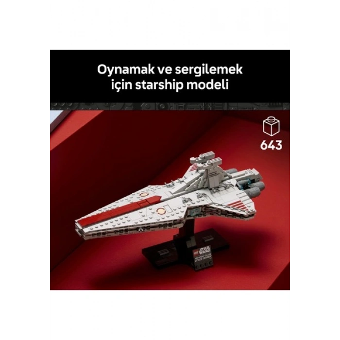 LEGO® Star Wars™ Venatör Sınıfı Saldırı Kruvazörü 75441 - Yetişkinler için Starship Modeli Yapım Seti (643 Parça)