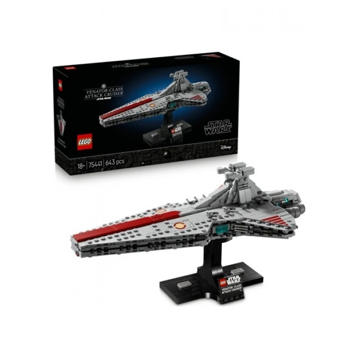 LEGO® Star Wars™ Venatör Sınıfı Saldırı Kruvazörü 75441 - Yetişkinler için Starship Modeli Yapım Seti (643 Parça)