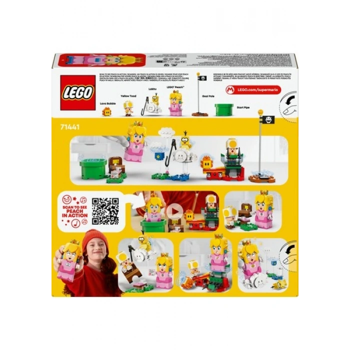 LEGO® Super Mario™ İnteraktif LEGO® Peach™ ile Maceralar 71441 - 6 Yaş & Üzeri Çocuklar için Oyuncak Yapım Seti (208 P)