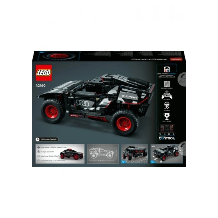 LEGO® Technic Audi RS Q e-tron 42160 - 10 Yaş & Üzeri Çocuklar için Yaratıcı Oyuncak Model Yapım Seti (914 Parça)