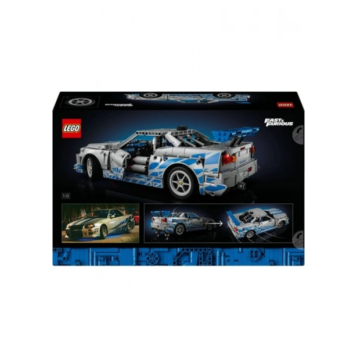 LEGO ® Technic™ Daha Hızlı Daha Öfkeli Nissan Skyline Gt-R (R34) Araba 42210 - 18+ Yaratıcı Araç Modeli Yapım Seti (1410 Parça)