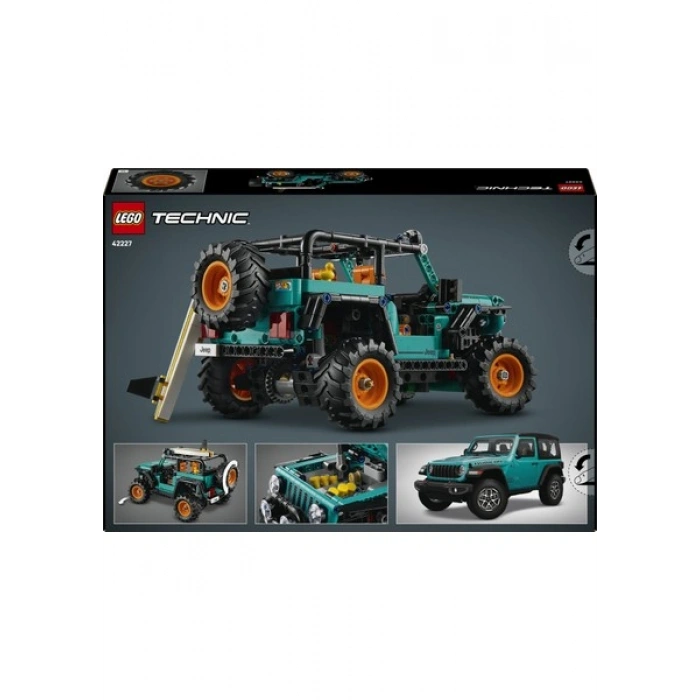 LEGO Technic™ Jeep® Wrangler Rubicon Suv 42227 - 10 Yaş ve Üzeri Çocuklar Için Ördek Içeren Oyuncak Yapım Seti (723 Parça)